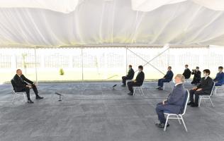 Speech by Ilham Aliyev at the opening of Tartar Olympic Sports Complex