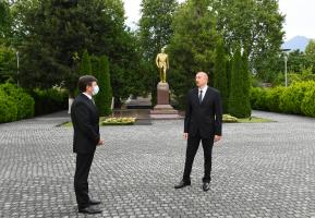 Ильхам Алиев побывал также в Габалинском районе
