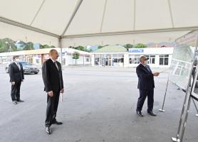 Ильхам Алиев принял участие в открытии автомобильной дороги Эмирван-Вандам