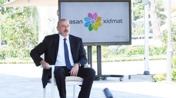 Speech by Ilham Aliyev at the opening of Balakan regional “ASAN xidmət” center