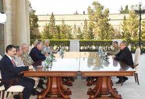 Ilham Aliyev received delegation led by Turkish Minister of National Defense