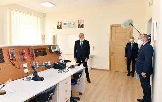 Ильхам Алиев принял участие в открытии Центра профессионального образования при Сумгайытском химическом промышленном парке