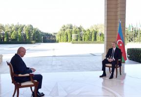 Ilham Aliyev was interviewed by Turkish NTV TV channel