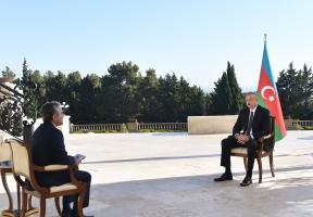 Ilham Aliyev was interviewed by Turkish A Haber TV channel