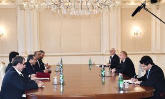 Ilham Aliyev received delegation led by Special Envoy of Iranian President