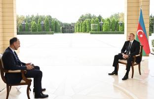 Ilham Aliyev was interviewed by German ARD TV channel