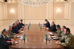 President of the Republic of Azerbaijan Ilham Aliyev has received Minister of Foreign Affairs of the Republic of Turkey Mevlut Cavusoglu, Minister of National Defense Hulusi Akar and Director of National Intelligence Organization Hakan Fidan.