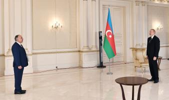 Ilham Aliyev received credentials of incoming ambassador of Afghanistan