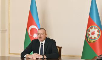 Ilham Aliyev received Aydin Karimov in a video format on his appointment as Special Representative of President in the Shusha district