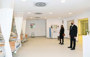 Ilham Aliyev and First Lady Mehriban Aliyeva inaugurated new building of Absheron District Central Hospital