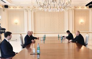 İlham Əliyev Türkiyənin Milliyətçi Hərəkat Partiyasının sədr müavinini qəbul edib