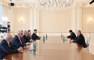 Ilham Aliyev received Turkish Grand National Assembly delegation