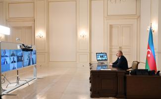 Ilham Aliyev received in a video format new president of European Bank for Reconstruction and Development