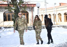 Visit of Ilham Aliyev to Shusha