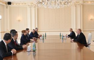 Ilham Aliyev received delegation led by Turkey’s minister of trade