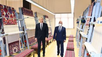 Ilham Aliyev attended inauguration of Nakhchivan branch of “Azerkhalcha” OJSC