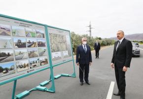 Ilham Aliyev attended inauguration of Julfa-Ordubad highway