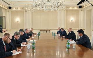 Ilham Aliyev received delegation led by Russian foreign minister