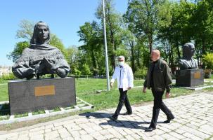 Ilham Aliyev inspected Khan gizi Natavan’s palace