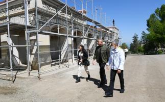 Ilham Aliyev viewed building for Shusha Creative Center