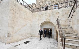Ilham Aliyev visited Shahbulag Fortress in Aghdam