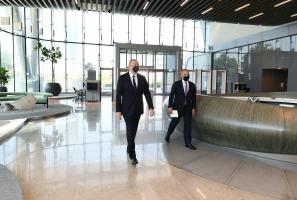 Ilham Aliyev inaugurated new building of Ministry of Economy