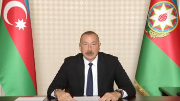 Ilham Aliyev presented in a video format at 74th session of World Health Assembly