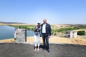 Ilham Aliyev visited Ashaghi Kondalanchay reservoir in Fuzuli district