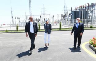 Ilham Aliyev inaugurated “Fuzuli” substation