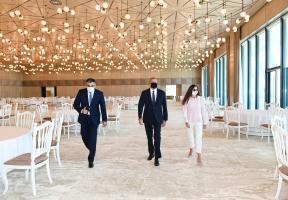 Ilham Aliyev viewed conditions created at Gulustan Palace after renovation