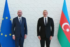 Ilham Aliyev and President of European Council Charles Michel had joint working dinner