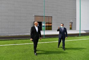 Ilham Aliyev attended opening of Goranboy Olympic Sports Complex