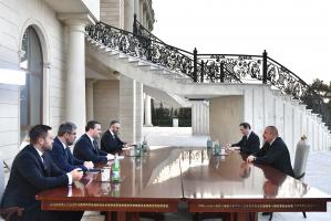 Ilham Aliyev received delegation led by Serbian Foreign Minister