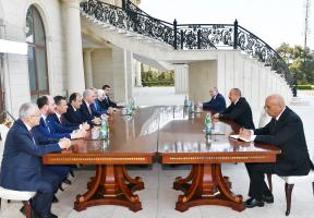 Ilham Aliyev received delegation led by deputy chairman of Turkish Justice and Development Party