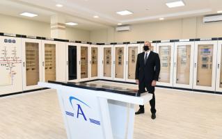 Ilham Aliyev inaugurated newly renovated 110/35/6 kV “Surakhani” substation