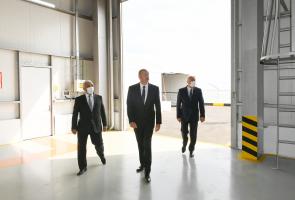 Ilham Aliyev launched new overpass pumping station of Sumgayit Power Plant