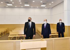 Ilham Aliyev inaugurated Sumgayit Court Complex