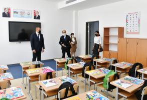 Ilham Aliyev and First Lady Mehriban Aliyeva attended inauguration of new building of Baku European Lyceum