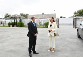 First Vice-President Mehriban Aliyeva viewed conditions created at newly-built secondary school No 88 in Bina settlement of Baku