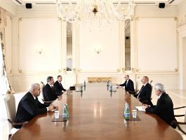 Ilham Aliyev received Iraqi oil minister