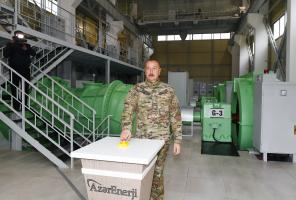 Ilham Aliyev visited Tartar and Barda district