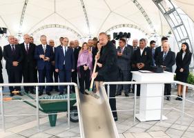 Visit of Ilham Aliyev to Jabrayil