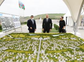 Ilham Aliyev laid foundation stone for “smart village” in Dovlatyarli village, Fuzuli district