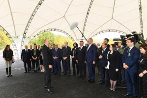 Ilham Aliyev met with members of Zangilan general public