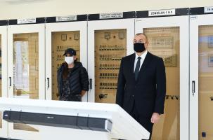 Ilham Aliyev attended the opening of the 110/35/10 kV “Zangilan” substation owned by AzerEnergy OJSC