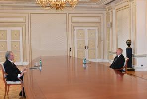 Ilham Aliyev received former Ukrainian President Viktor Yushchenko