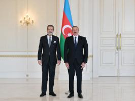 Ilham Aliyev received credentials of incoming Portuguese ambassador