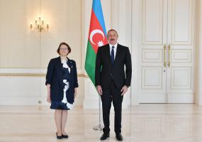 Ilham Aliyev received credentials of the incoming Finnish Ambassador