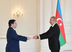 Ilham Aliyev accepted credentials of the incoming Chilean ambassador