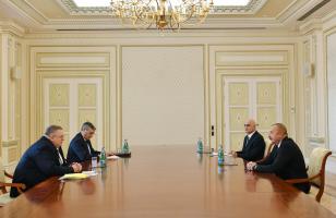 Ilham Aliyev received Deputy Prime Minister of Russian Federation